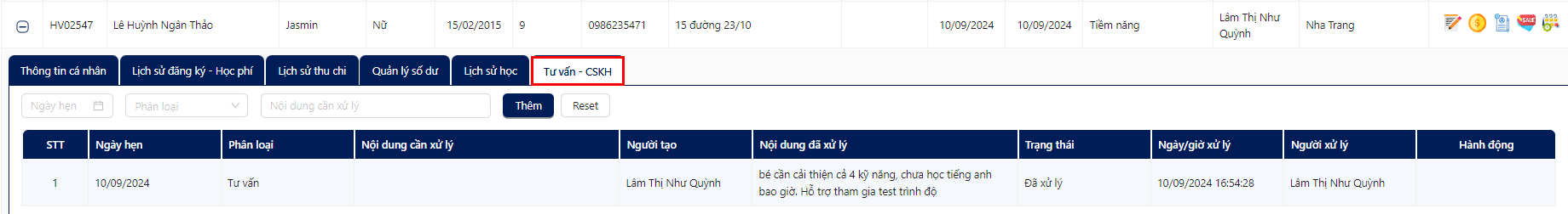 Tư vấn - CSKH